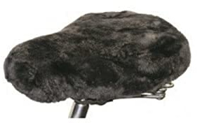 Haberland Sattelbezug City-Cruiser Lammfell, Anthrazit, One Size, 50880 00