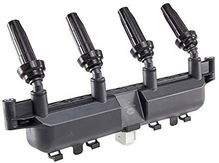 HELLA 5DA 193 175-441 Zündspule - 12V - 4-polig - Blockzündspule - geschraubt