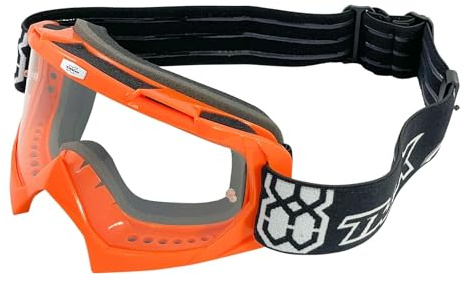 TWO-X Cross-Brille - Motocross-Brille - Kratzfeste Motorrad-Brille - Enduro & Downhill - Modell Race