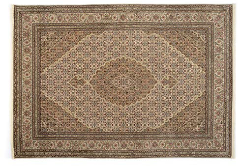 Mein Teppichmarkt Teppichträume werden wahr! Parisa MAHI Orientteppich Naturfaser handgeknüpft in Beige Hellbeige Braun Größe: 80x350 cm Diele, Esszimmer, Flur, Kinderzimmer, Küche, Schlafzimmer,
