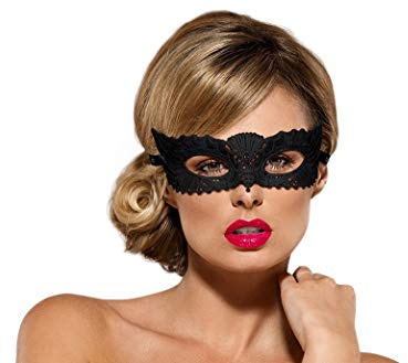 Obsessive verführerische Augenmaske mit luxuriösen Details, Qualität made in EU, in hübscher Geschenkbox