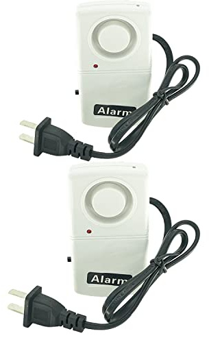 Larm vid strömavbrott frys kylskåp 220 V strömavbrott automatisk varning EU-kontakt (2 stycken)