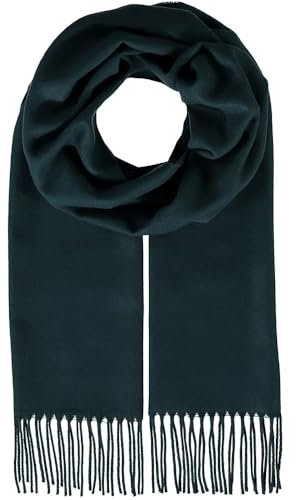 FRAAS Cashmink Schal 30 x 180 cm - Weicher als Kaschmir - Made in Germany - Schal einfarbig für Damen und Herren - Perfekt für Herbst und Winter Dark Petrol
