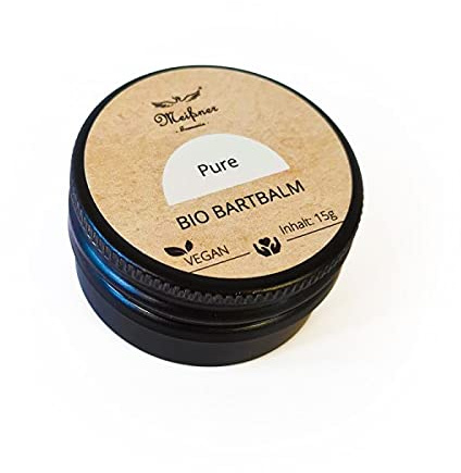 Meissner Tremonia BALSAMO BARBA PURE MINI SIZE Balsamo per barba biologico e vegano formulato per idratare e nutrire la pelle ed ammorbidire la barba contrastandone la secchezza 15 gr