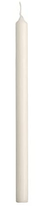 Jaspers Opferkerzen Elfenbein mit Loch 300 x Ø 19 mm, 25 Stück