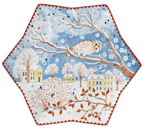 Hutschenreuther Sammelkollektion 22 Weihnachtsabend Sternschale 34 cm, 02473-727412-25384