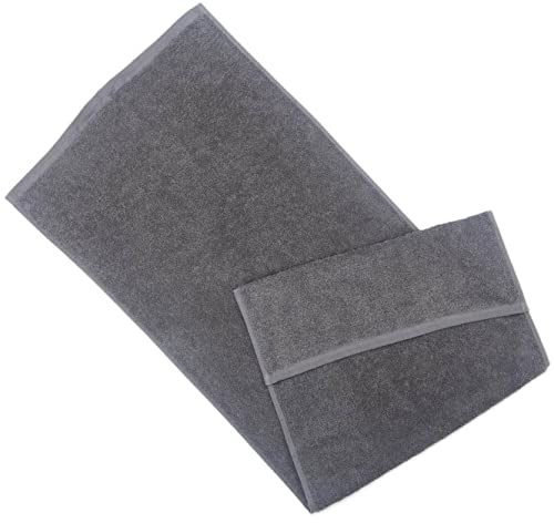 Castejo Fitness Handtuch mit Kapuze, dunkelgrau, ca. 50x110cm