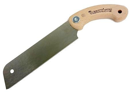 Die Werkkiste Kinder Japansäge mit Holzgriff ab 6 Jahren | 30 cm lang mit 17,5 cm Sägeblatt | Echte Japansäge für Holz I Ideal für Werkunterricht & Bastelarbeiten I Kein Spielzeug