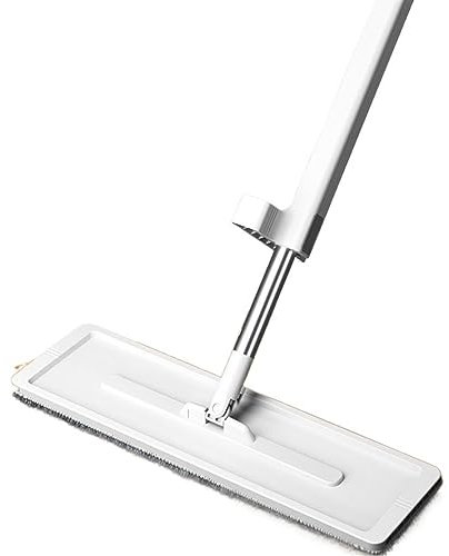 ZURBAQD Serpillière à Presser Magique Plate, Mains Libres, vadrouille paresseuse pour Le Nettoyage des sols de la Maison, Outils de Nettoyage ménager avec tampons remplacés Warm as Ever