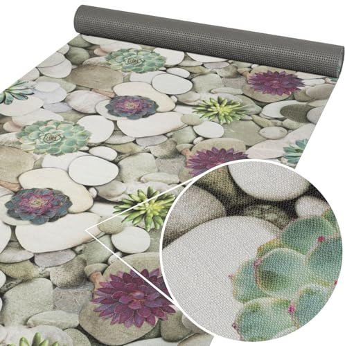 ANRO Küchenläufer Küchenteppich Teppich-Läufer pflegeleicht Läufer Flur Küche rutschfest abwaschbar Spa 140 x 65 cm