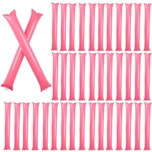 Thunder Sticks Noise Maker, Cheering Thunder Sticks | 40 Colorful Inflatable Sticks for Cheering Toys | Portable Noise Generators for Parties, Cheer Favors for Sports Events, c
