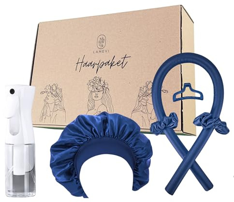 LAMEVI Haarpaket - Haarpflege Set Geschenkset für Frauen (Haarpaket - dunkelblau)