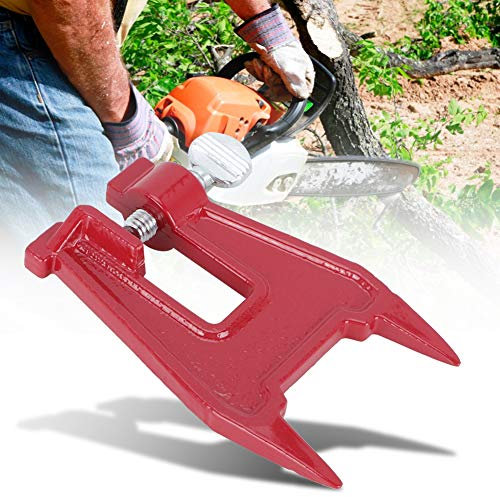 SustVita Sharpening Guide Bar Clamp, Chainsaw Stump Vise Portable Chain Saw Sharpener Universal Filing Tool for Chainsaw