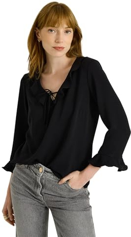 Grain de Malice Blouse à Volants Femme