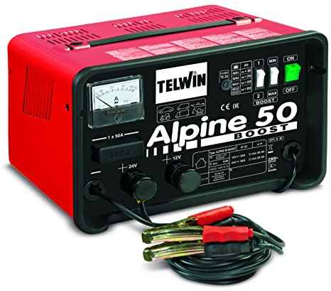 TELWIN Cargador de batería de Coche para Coche Camiones Moto 807548