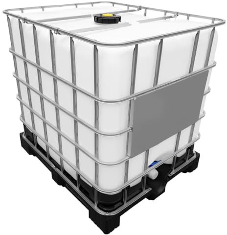 REKUBIK 1000l IBC Wassertank DN150/50 auf PE-Palette (Gebraucht/Gespült)