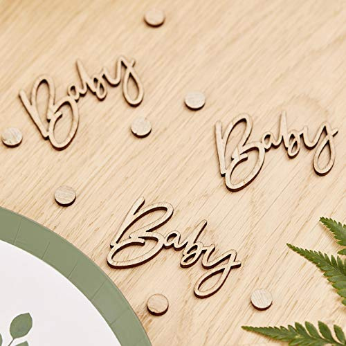 Hey Baby Holz Streudeko 18-teilig