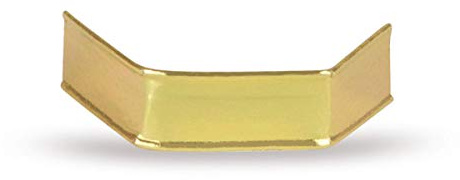 Elke-Plastic U-Clipse Gold I 33 mm I 1000 Stück I Wiederverwendbare Clipbandverschlüsse für Tüten zum befüllen, Cellophantüten, Plätzchentüten, Kekstüten, Gebäcktüten