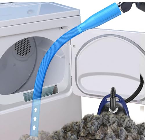 PetOde Dryer Vent Cleaner Kit Vacuum Attachment - Multiple Combinations V1 Lint Remover Power Washer and Vacuum Hose Quickly Removes Lint