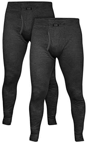Natural Cotton Herren Unterhose lang als 2er oder 4er Pack aus Feinripp Baumwollmix mit Eingriff 2er Pack XL