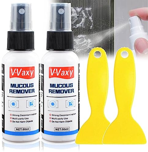 2 Pcs Multifunctional Adhesive Glue Remover, All Purpose Adhesive Glue Remover, 50ml V-Vaxy Mucous Remover, Japanese Strongest Glue Removal for Car/Glass
