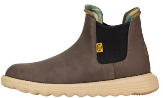 HEYDUDE Branson Classic - Chaussures pour Hommes - Bottes avec Semelles Confortables, Desert Brown, 44