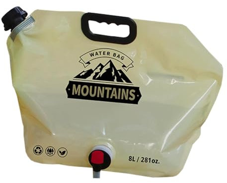 Wassersack für Camping, großer Wassertank | Wasserbehälter ohne Geruch, faltbar, robust und leicht, für Reisen, Wandern, Urlaub und Outdoor-Aktivitäten