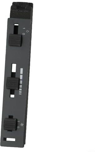 Gdfnmogo SV12969 Range Hood Switch Replacement, Plastic Toggle Switch for Range Hoods, For Easy Installation, Lasting Performance, 7.28 x 1.07 in, Black