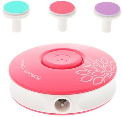 ABOOFAN Lime à Ongles Électrique pour Garçon et Filles Design Créatif en Abs, Protection des Mains et Ponçage Silencieux, Outil de Manucure Soin des Ongles des Bébés