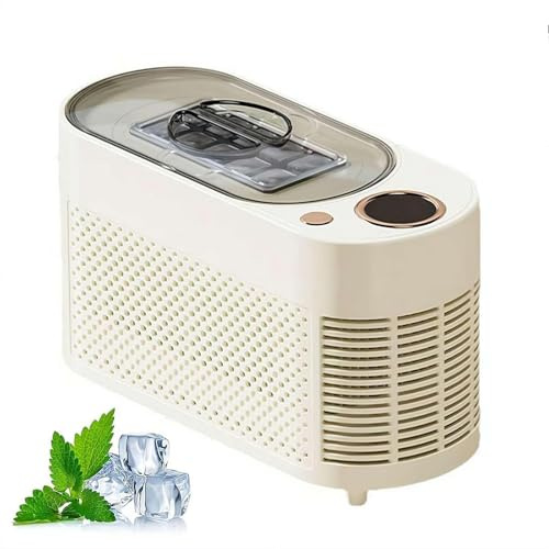 Mini Cube Maker, Macchina per Il Ghiaccio Portatile, Produzione Rapida di Ghiaccio a Doppia Alimentazione, Compatibilità con Auto a 12 V, 8 Cubetti di Ghiaccio In 10 Minuti per Casa, Ufficio, C white
