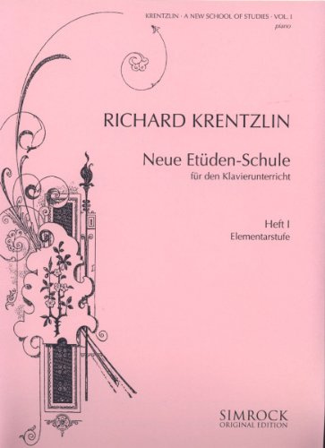 Neue Etüden-Schule: für den Klavier-Unterricht. Band 1. Klavier.