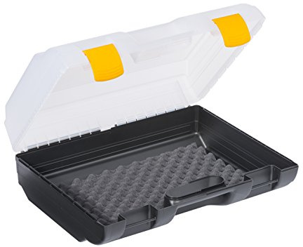 Allit Maschinenkoffer, 1 Stück, schwarz, transparent, 458680