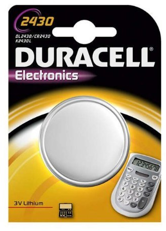 Lithium Knopfzellen - CR 2430, 3 V Typ/Spannung CR 2430, 3 V Kapazität 280 mAh Inhalt 1 Stück