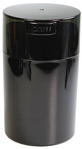 Tightvac - Contenitore ermetico Multiuso, da 28,3 g a 170,1 g, Colore: Nero Perla