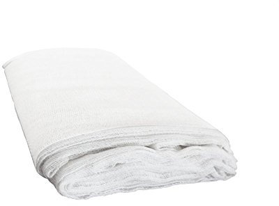 KBNIAN 3 PCS Natürliche Baumwollgaze Filtertuch aus 100% Baumwolle Seihtuch Weiß Küche Passiertuch, 300x60cm Gaze Stoff Filtertuch Filter Cloth für Sojamilch Tofu Ghee Gelees Pudding