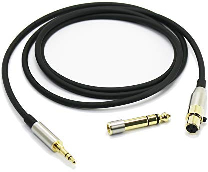 Ersatz-Audio-Upgrade-Kabel kompatibel mit AKG K240, K240S, K240MK II, Q701, K702, K141, K171, K181, K271s, K271 MKII, M220, Pioneer HDJ-2000 Kopfhörer, 1,2 Meter