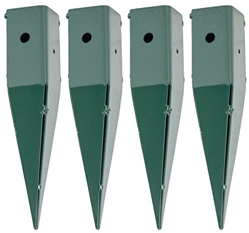 Woodside Steel Garden Arch/Trellis Plant Support Ground Spikes - 4 PACK