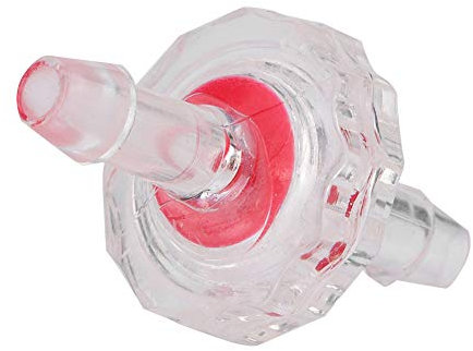 Ymiko Rückschlagventil, 10 Stk. Aquarium Luftpumpen Rückschlagventile 5 mm Kunststoff Einweg Wasserstopp Zubehör für Aquarienfische