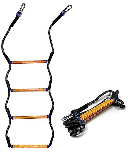 Woedpez Strickleiter Für Boot Bootsleiter Zusammenklappbar Abnehmbar Bootsstrickleiter 4 Stufen Marine Seilleiter Verlängerung Badeleiter Bootsstrickleiter