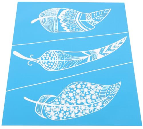 STOBOK 1 Blatt Siebdruck-Vorlage DIY-Siebdruckschablone Siebdruckübertragungen Gaze Embleme schablonen professionelle Mesh-Übertragung wiederverwendbare Druckschablone waschbar das Schild