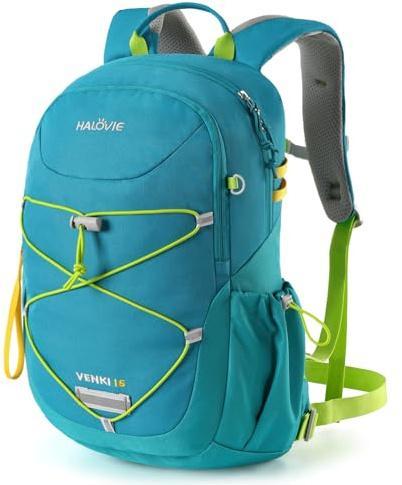 HALOVIE Mochila Infantil para Excursion Pequeña 15L para Niño y Niña, Senderismo y Trekking Ideal para Viajes y Escuela