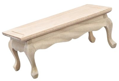 Abaodam Kleiner Tisch leer puppenhausmöbel Dollhouse Furniture Miniature Model Lovers' Supplies Dollhouse Accessory Heimwerken Party Cool Modell teetisch aus Holz Mini-Hausverzierung