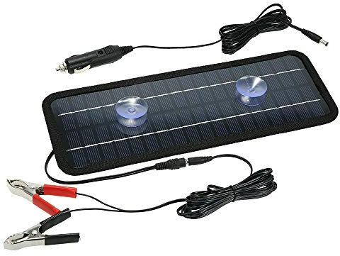 YETGFBH Cargador Baterias Coche,Arrancador De Coches 12V 4.5W Cargador de Coche portátil Panel Solar Power Boat Coche Cargador de batería de Copia de Seguridad al Aire Libre