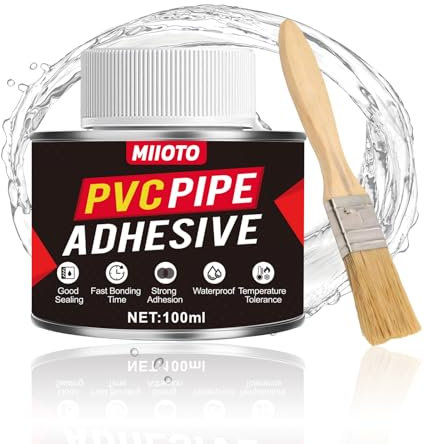 Miioto Colle Contact, Colle Neoprene Extra Forte, pour Bateaux Gonflables, Bâche de Camion, Revêtement D'étang, Bonne Imperméabilité Et Temps de Collage Rapide, 100g