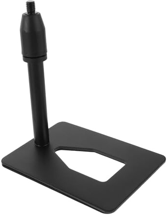 Toyvian Mikrofonständer mit Klemme für Tisch Mikrofonhalterung aus Robustem Metall Kompatibel mit Meisten Mikrofonmodellen für Streaming und Aufnahmen