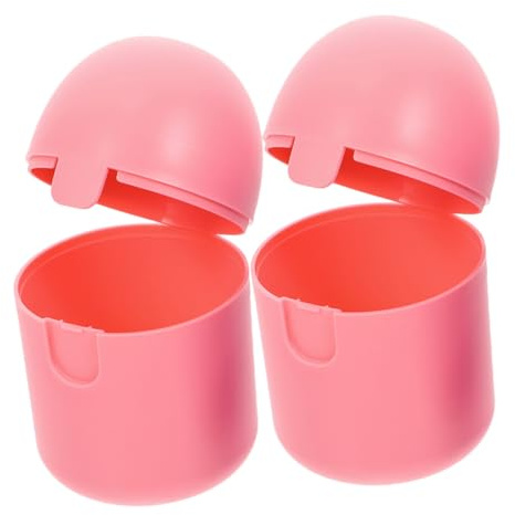 CLISPEED 2 Stück Teiliges Menstruationstassen Aufbewahrungsset Dampfsterilisator Organizer für Frauen Bpa freier Langlebiger Hygiene container in Rosa Geeignet für Persönliche Pflege und