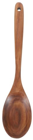 JECOMPRIS Cuillère Bois Cuisine Cuillère À Mélanger À Manche Long Ustensile Antiadhésif Pour Soupe Nouilles Pâtisserie Et Service 12.80 in