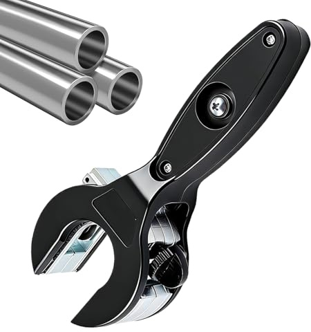 Cricchetto, 2 in 1 a cricchetto, fresa in PVC, per esterni, installazione sanitaria, edilizia industriale, manutenzione tubo di rame installatori fai da te