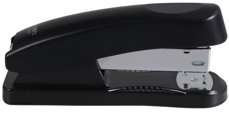 CONGARTENO 4-pcs Black Stainless Steel Stapler Set, Desktop Paper Stapling Tool for Office and School, Practical Book Binding Machine for Students and Office Use