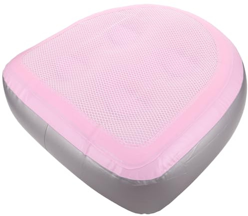 MAGICLULU Inflatable Bath Seat Cushion with Suction Cup for Adults Non-slip Bath Tub Spa Cushion Portable Pvc Spa Booster Seat for Bathtub for Outdoor Trips and Home Use